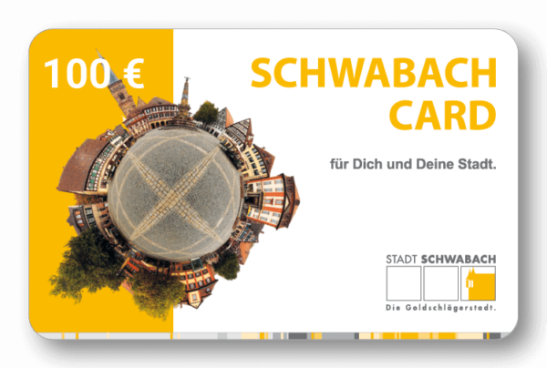 SchwabachCARD Gutschein 100 Euro